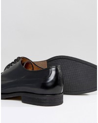 Chaussures richelieu en cuir noires Selected