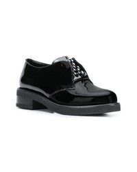 Chaussures richelieu en cuir noires Albano