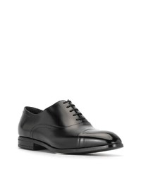 Chaussures richelieu en cuir noires Bally