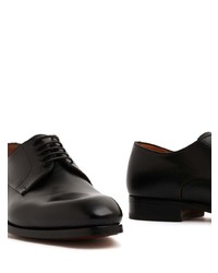 Chaussures richelieu en cuir noires Magnanni