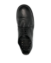 Chaussures richelieu en cuir noires Guidi