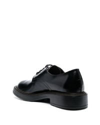 Chaussures richelieu en cuir noires Tod's
