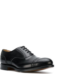 Chaussures richelieu en cuir noires Church's