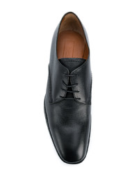 Chaussures richelieu en cuir noires Z Zegna