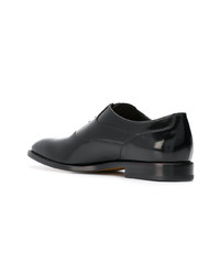 Chaussures richelieu en cuir noires Tod's