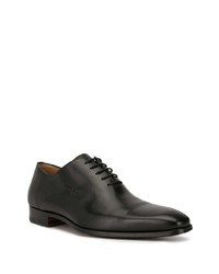 Chaussures richelieu en cuir noires Magnanni