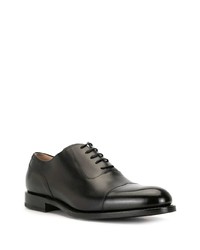 Chaussures richelieu en cuir noires Bally