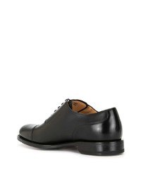 Chaussures richelieu en cuir noires Bally