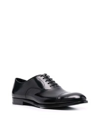 Chaussures richelieu en cuir noires Doucal's