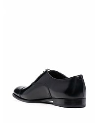 Chaussures richelieu en cuir noires Doucal's