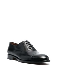 Chaussures richelieu en cuir noires Fratelli Rossetti