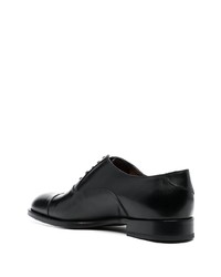 Chaussures richelieu en cuir noires Fratelli Rossetti