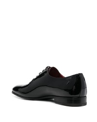 Chaussures richelieu en cuir noires Ferragamo