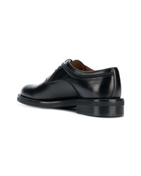 Chaussures richelieu en cuir noires Lanvin
