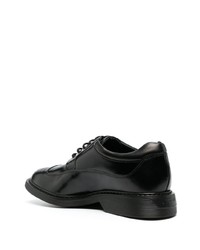 Chaussures richelieu en cuir noires Hogan