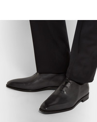 Chaussures richelieu en cuir noires Berluti