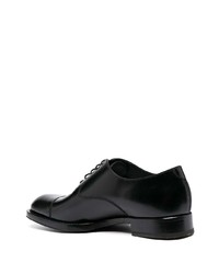 Chaussures richelieu en cuir noires Fratelli Rossetti