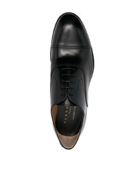 Chaussures richelieu en cuir noires Henderson Baracco