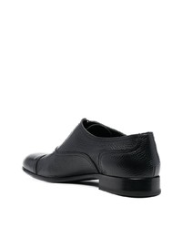 Chaussures richelieu en cuir noires Casadei