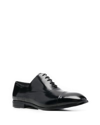 Chaussures richelieu en cuir noires Bally