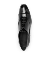 Chaussures richelieu en cuir noires Bally