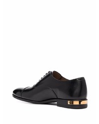 Chaussures richelieu en cuir noires Roberto Cavalli