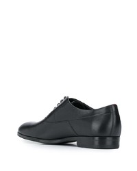 Chaussures richelieu en cuir noires BOSS HUGO BOSS