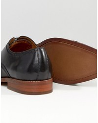 Chaussures richelieu en cuir noires Steve Madden