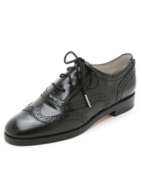 Chaussures richelieu en cuir noires MICHAEL Michael Kors
