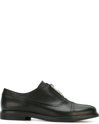 Chaussures richelieu en cuir noires MM6 MAISON MARGIELA