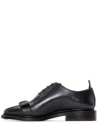 Chaussures richelieu en cuir noires Thom Browne