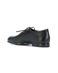 Chaussures richelieu en cuir noires Measponte