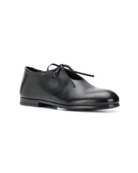 Chaussures richelieu en cuir noires Measponte