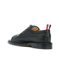 Chaussures richelieu en cuir noires Thom Browne