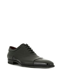 Chaussures richelieu en cuir noires Magnanni