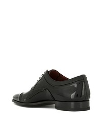 Chaussures richelieu en cuir noires Magnanni