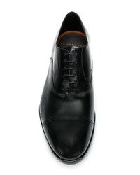 Chaussures richelieu en cuir noires Al Duca D’Aosta 1902