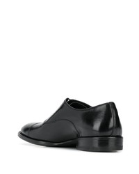 Chaussures richelieu en cuir noires Henderson Baracco