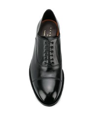 Chaussures richelieu en cuir noires Henderson Baracco