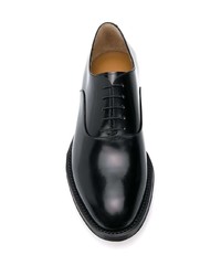 Chaussures richelieu en cuir noires Scarosso