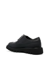 Chaussures richelieu en cuir noires Barrett