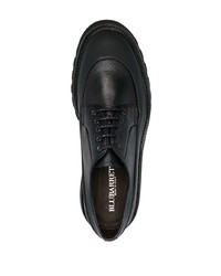 Chaussures richelieu en cuir noires Barrett