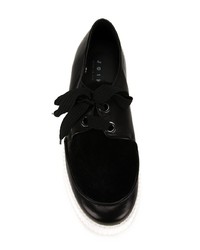 Chaussures richelieu en cuir noires Joshua Sanders