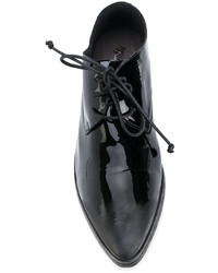 Chaussures richelieu en cuir noires Marsèll