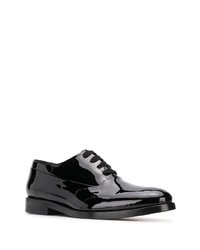 Chaussures richelieu en cuir noires Valentino Garavani