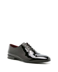 Chaussures richelieu en cuir noires Ferragamo