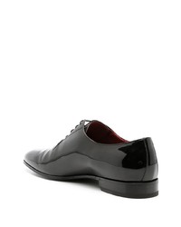 Chaussures richelieu en cuir noires Ferragamo