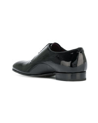 Chaussures richelieu en cuir noires Lidfort