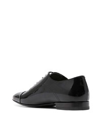 Chaussures richelieu en cuir noires Bally