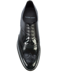 Chaussures richelieu en cuir noires Pierre Hardy